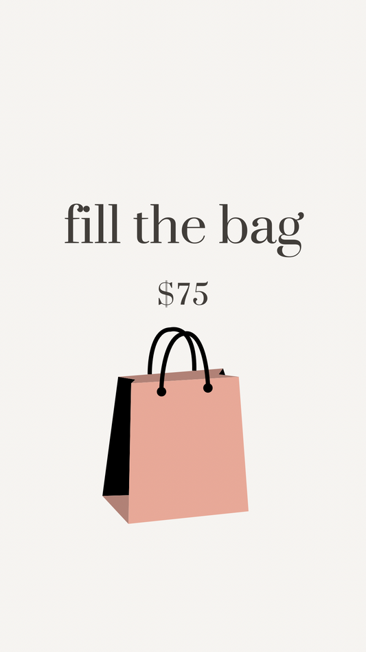 FILL THE BAG - Premium  from noTORIous + co - Just $75! Shop now at noTORIous + co