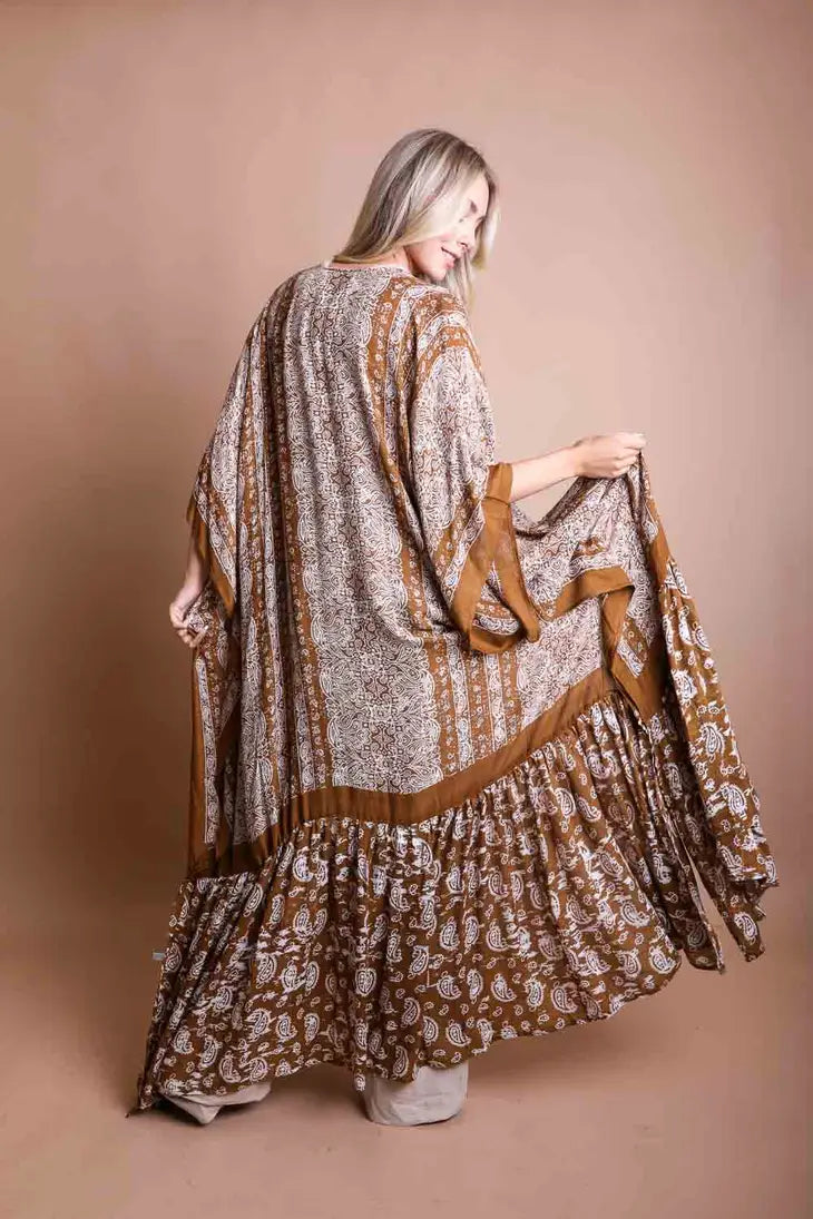 paisley longline kimono - Premium  from Leto Accessories - Just $30! Shop now at noTORIous + co