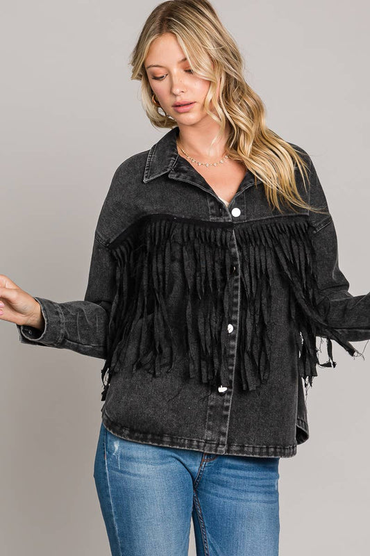 yallternative fringe jacket - Premium  from Heyson - Just $60.00! Shop now at noTORIous + co
