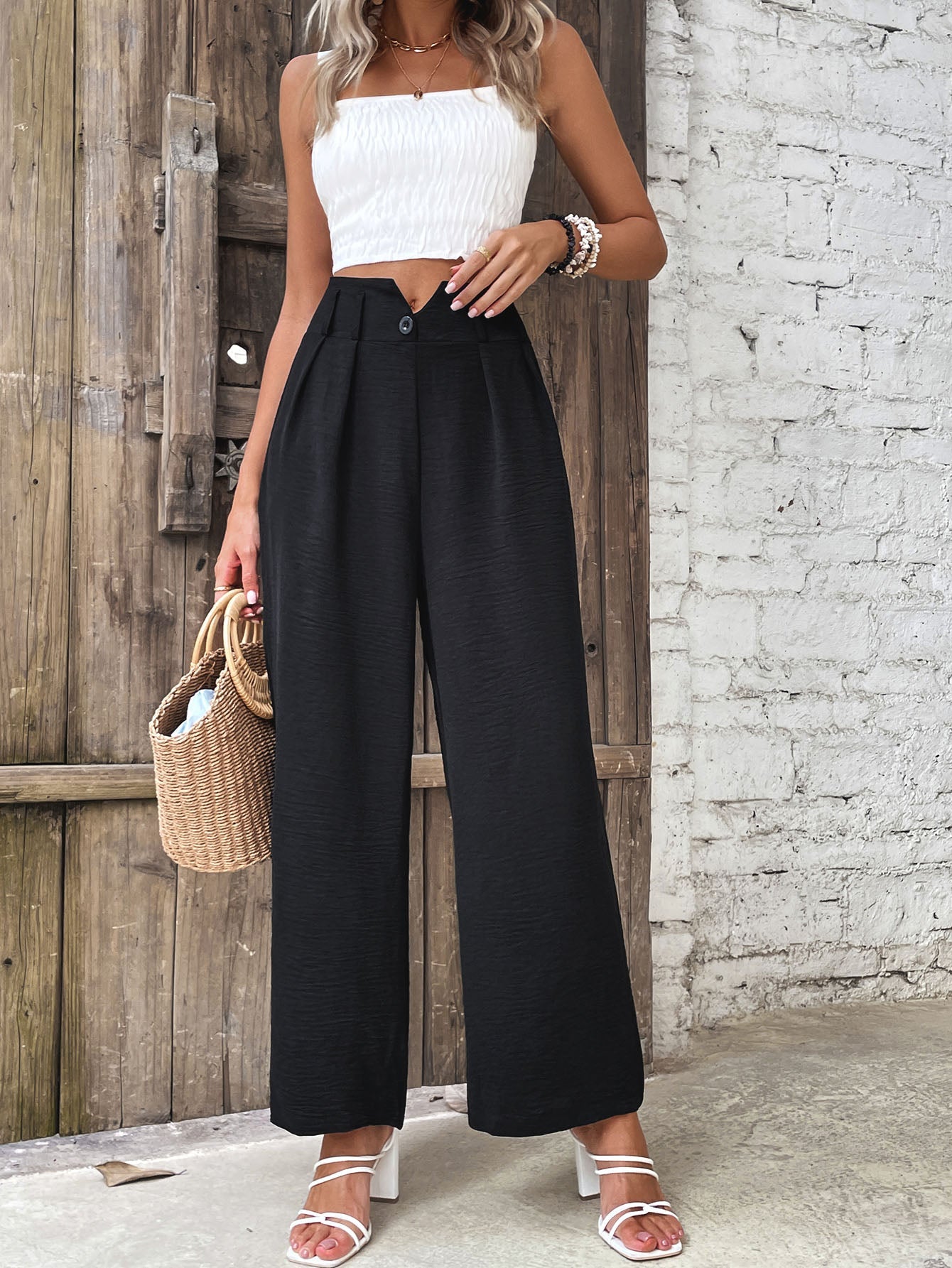 own the day high waist pant - Premium pants from Trendsi - Just $28! Shop now at noTORIous + co