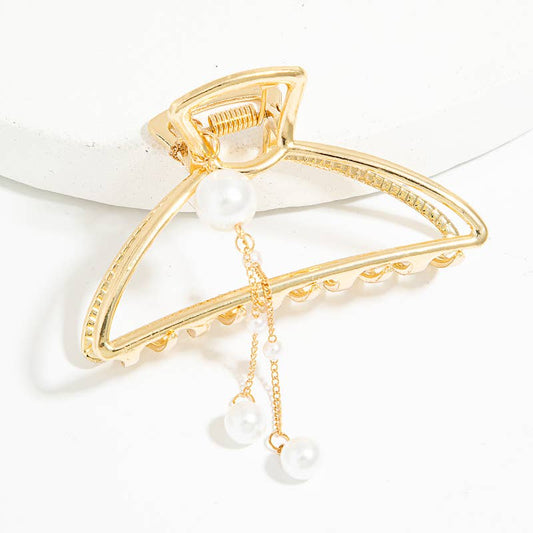 Metallic Triangle Cutout Hair Clip - Premium  from Collections by Fame Accessories - Just $6.75! Shop now at noTORIous + co