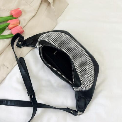 PU Leather Sling Bag - Premium  from Trendsi - Just $14! Shop now at noTORIous + co