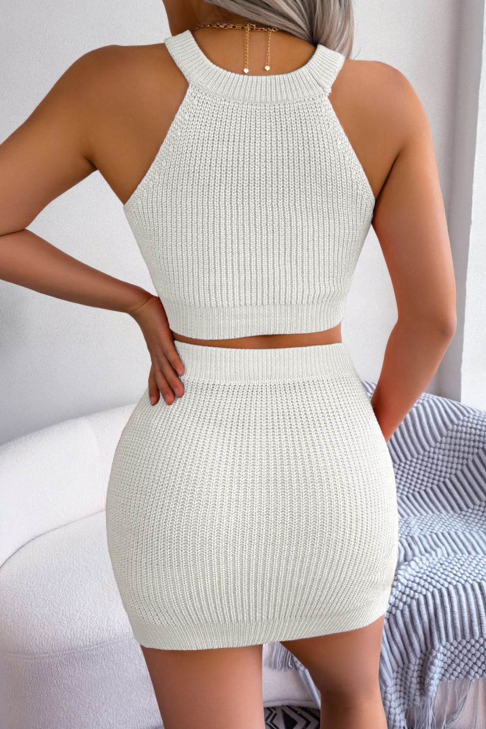 aurora ribbed heart set - Premium Two piece from Trendsi - Just $32.00! Shop now at noTORIous + co